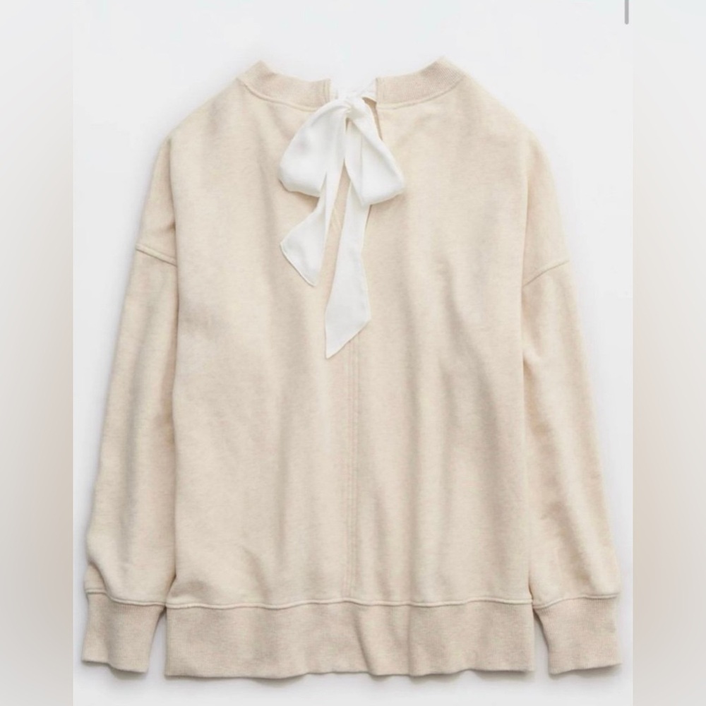 Aerie Big Chill Oversized Crew Sweatshirt